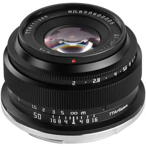 TTArtisan 50mm F2 Nikon Z Negru