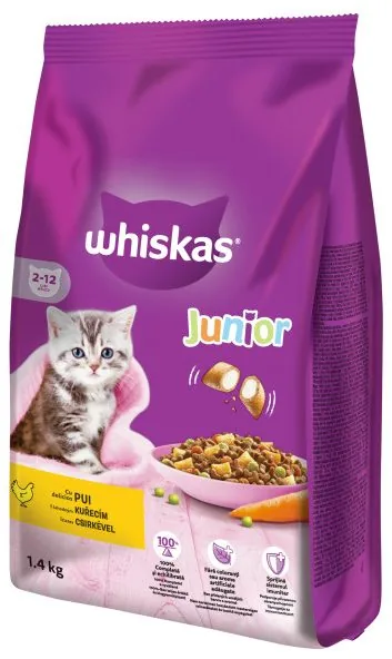 Hrana Uscata pentru Pisoi Whiskas Junior Pui 1.4kg