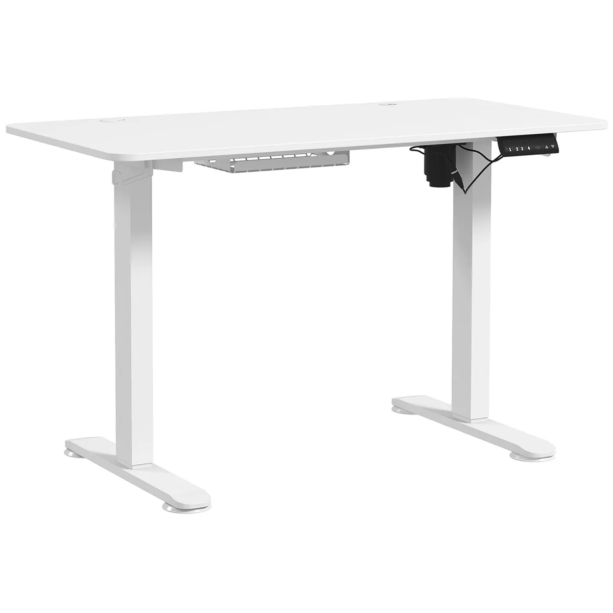 Birou Vinsetto Electric 120x60cm Reglabil 72-116cm Alb