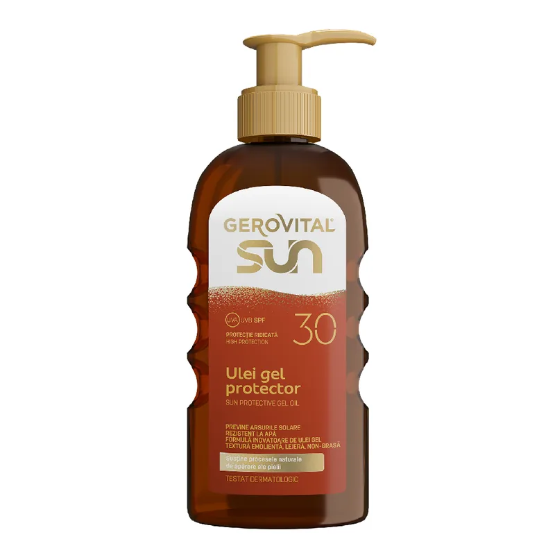 Ulei de Protectie Solara Farmec Gerovital SPF30 Sun 150ml
