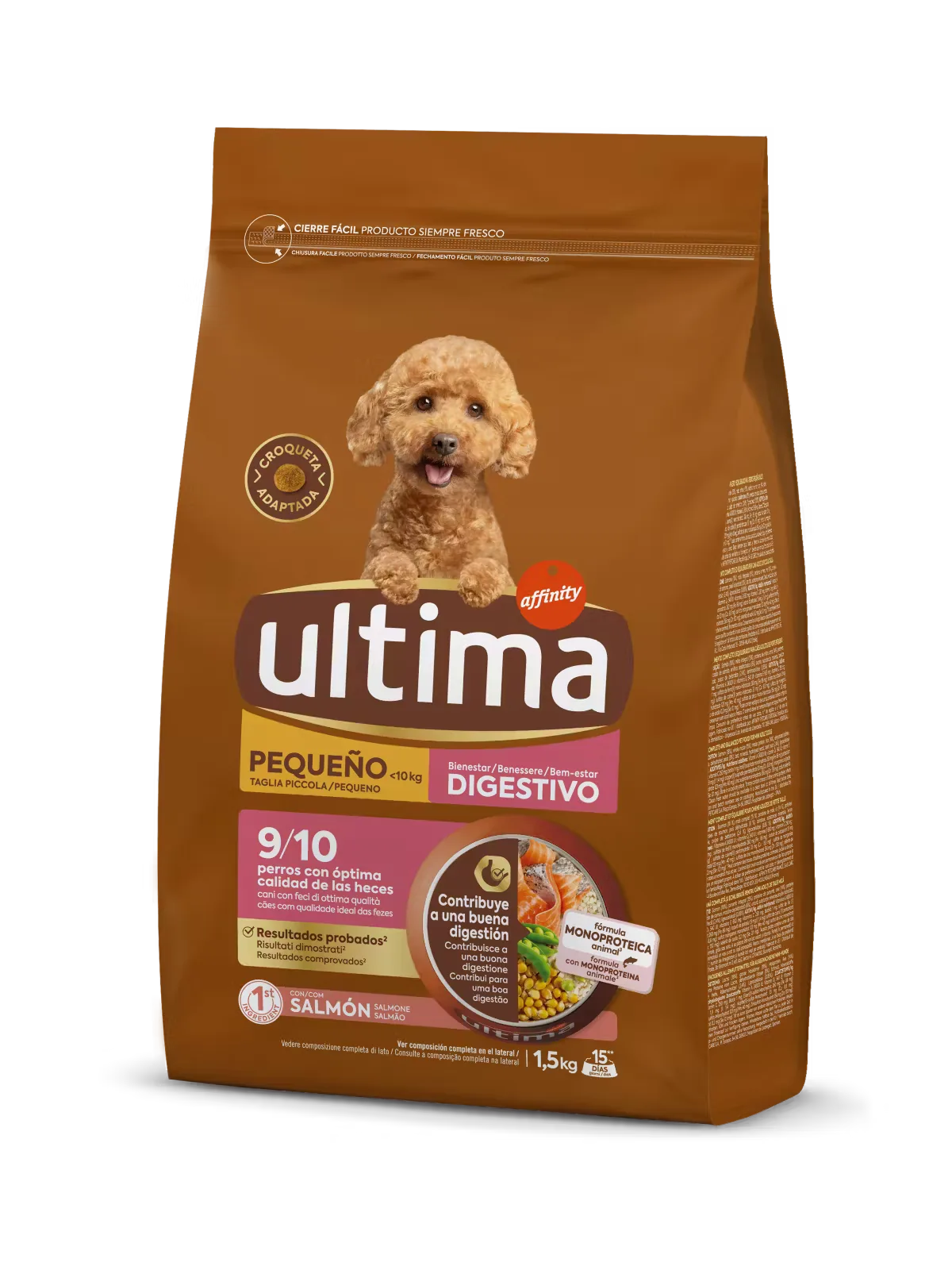 Hrana Uscata pentru Caini Ultima Dog Mini Adult Sensitive Somon 1.5kg