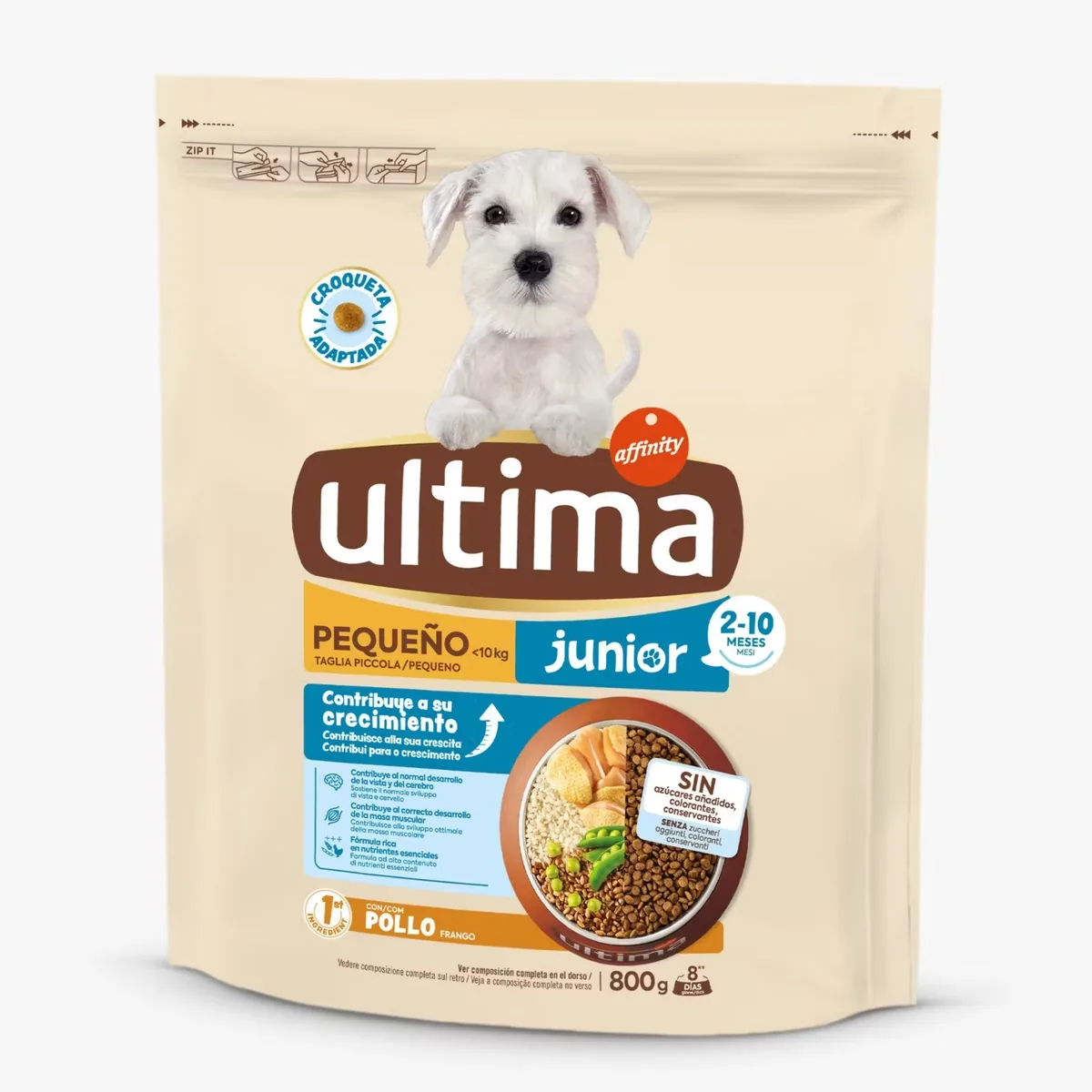 Hrana Uscata Caini Ultima Dog Mini Junior Pui 800g