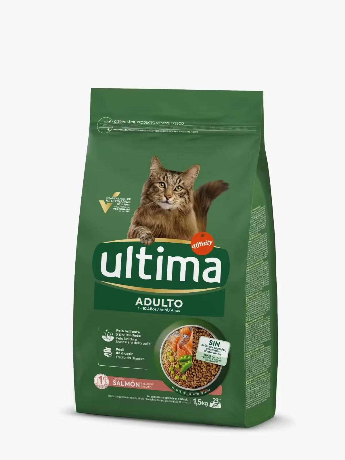 Hrana Uscata pentru Pisici Ultima Cat Adult Somon 1.5kg