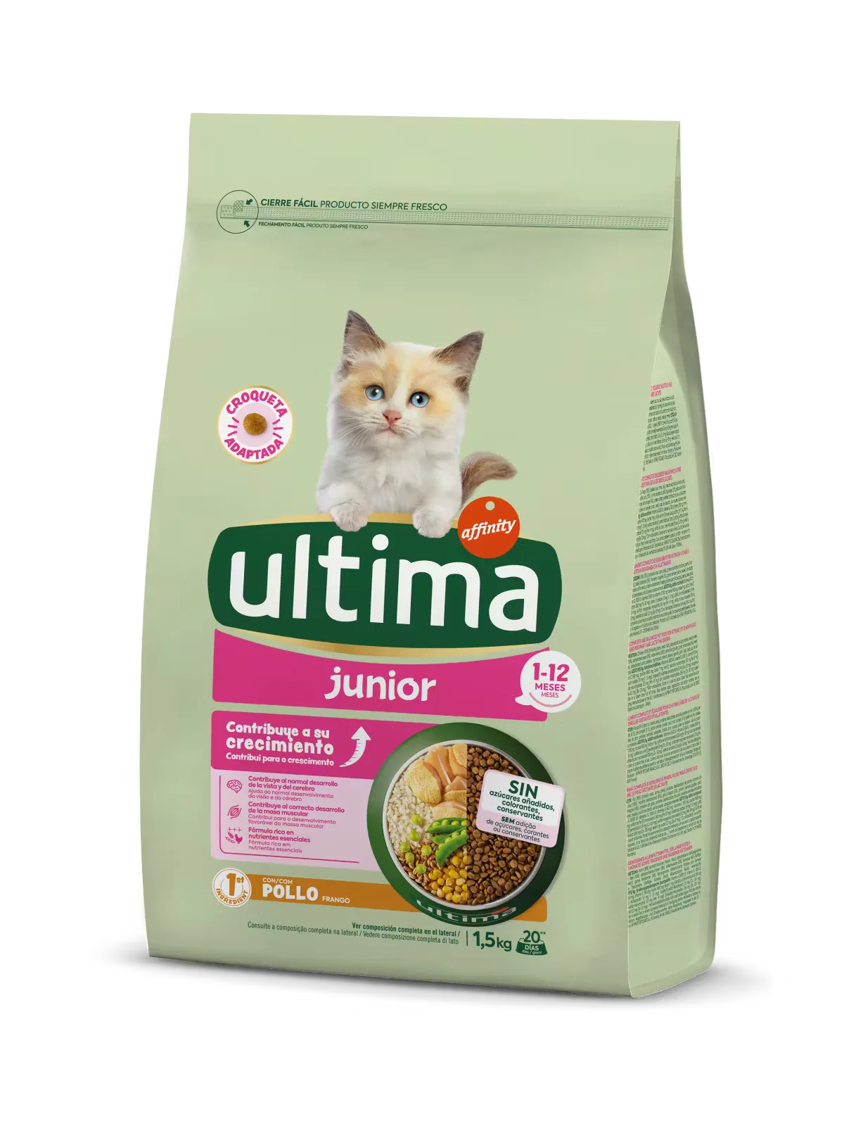 Hrana Uscata Pisici Ultima Cat Junior Pui 1.5kg
