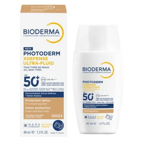 Ultra-Fluid Nuantator Bioderma Photoderm Xdefense SPF 50+ Shade 03 40ml