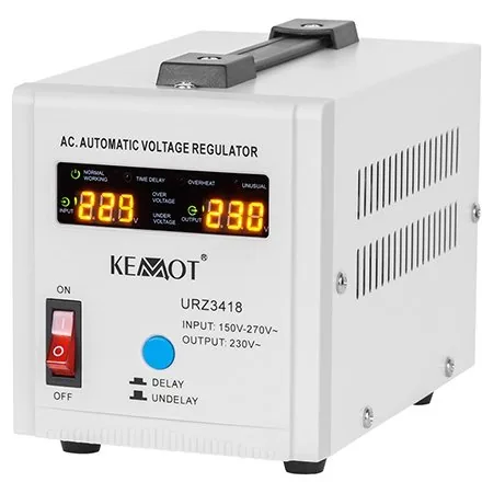 Stabilizator de Tensiune KEMOT URZ3418 500VA 300W Cu Relee