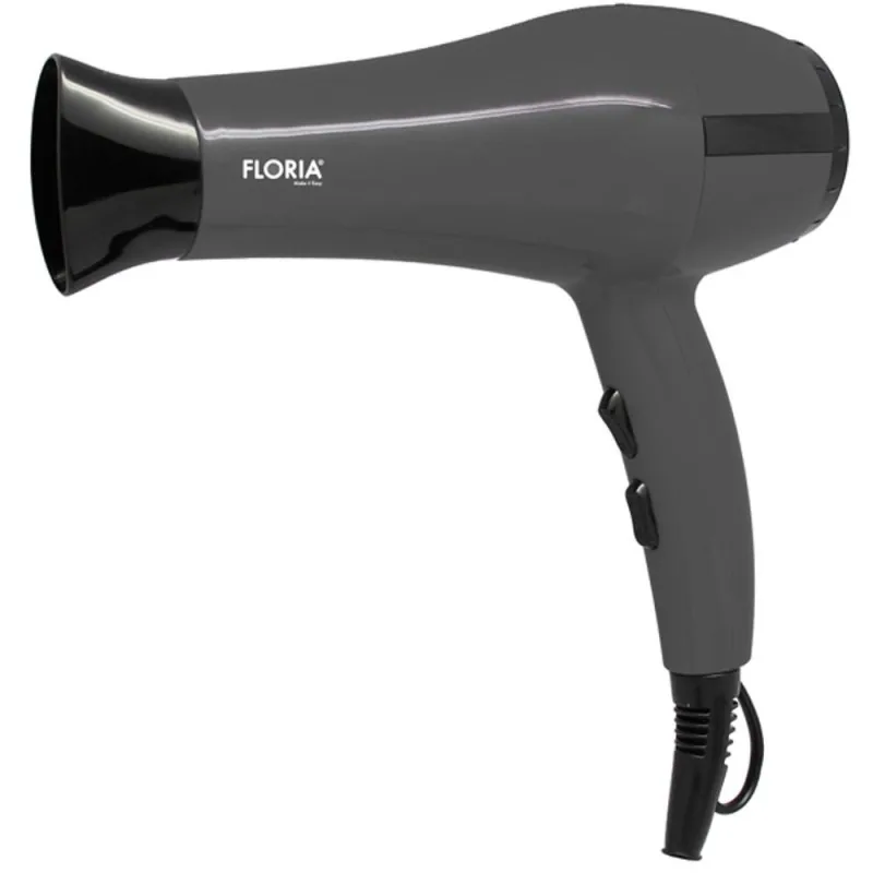 Uscator de par Floria 1800W 2 trepte de viteza Gri