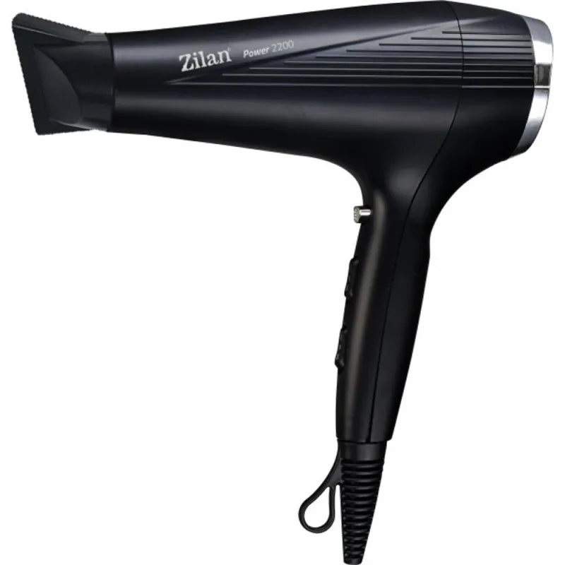 Uscator de Par Zilan 2200W 2 Trepte Viteza 3 Trepte Temperatura Negru