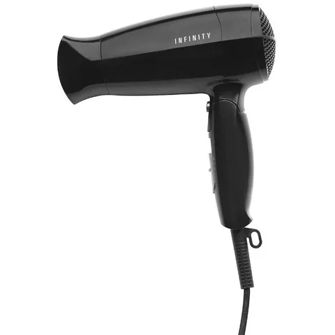 Uscator de Par Melissa 1600W 2 Viteze 2 Trepte de Caldura Pliabil Negru