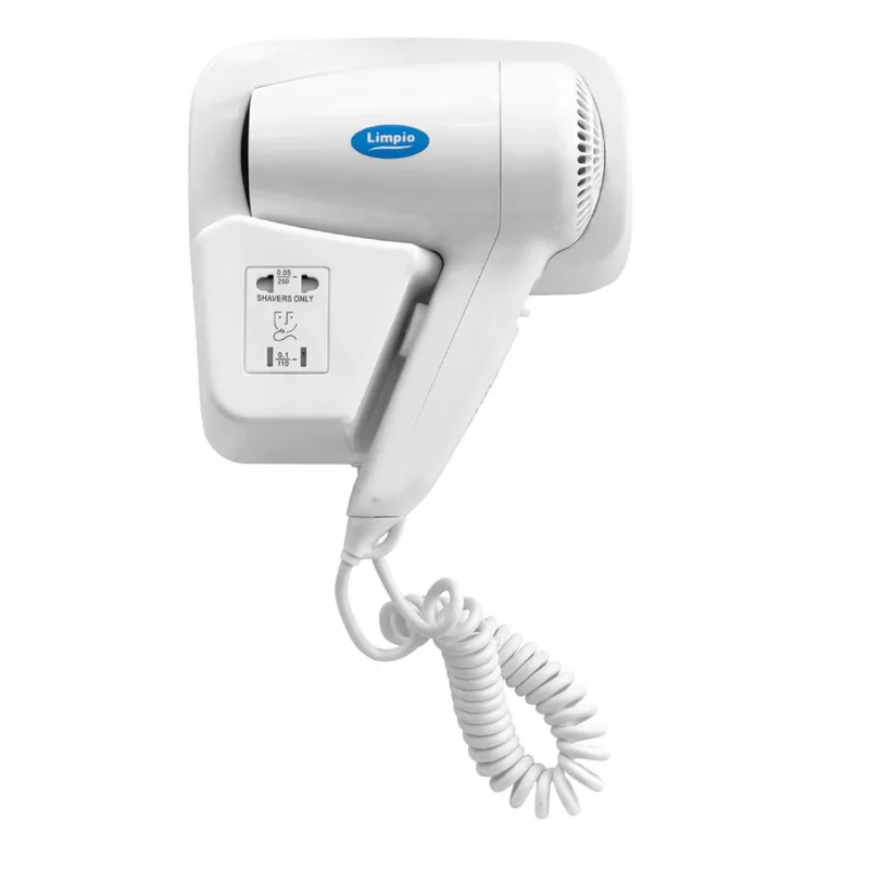 Uscator de Par Limpio HD120-18BR 1200W Cu Suport de Perete Alb