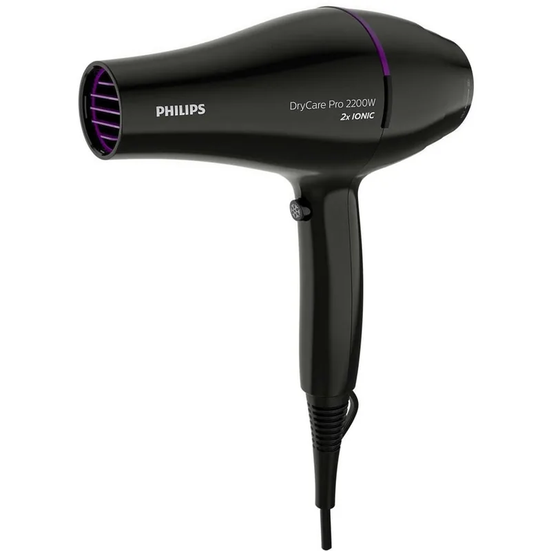 Uscator de Par Philips BHD274/00 2200W 6 Viteze 6 Trepte Temperatura Negru - imagine 2