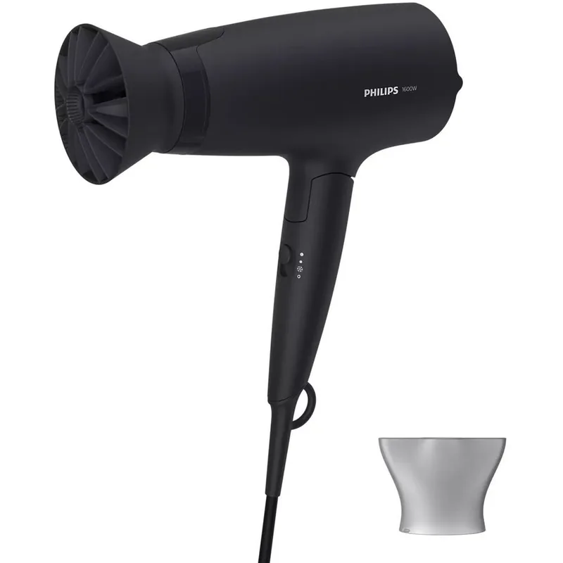 Uscator de Par Philips BHD308/10 3 Viteze 1600W Negru