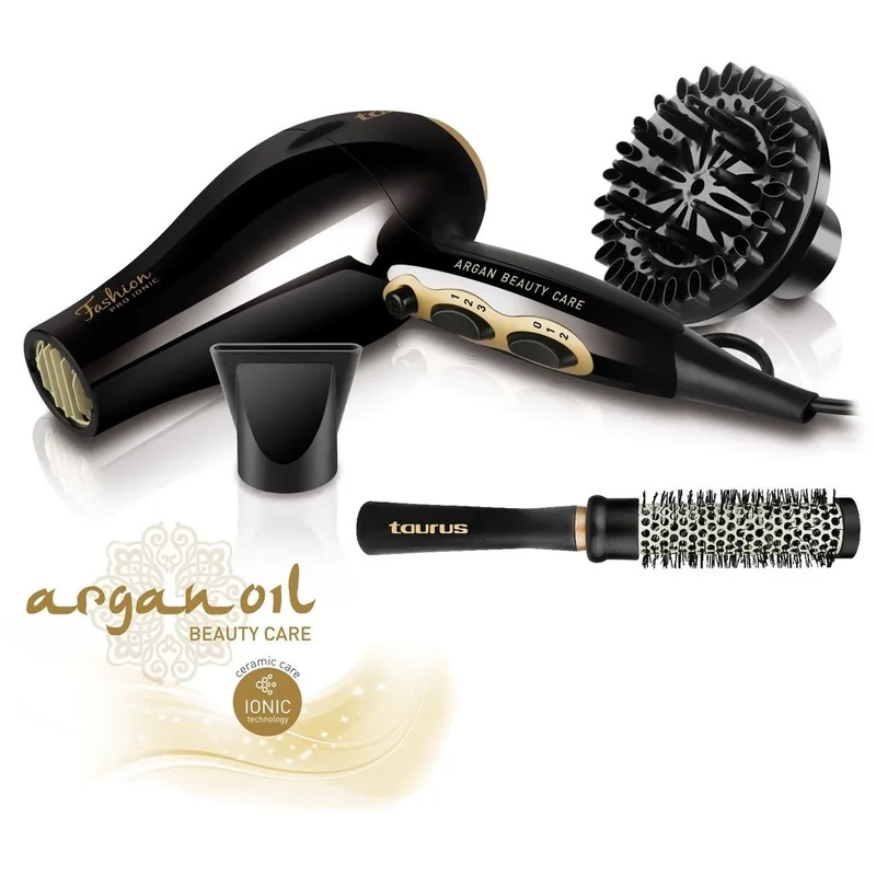 Uscator de Par Taurus Fashion Pro Ionic 2000W Negru