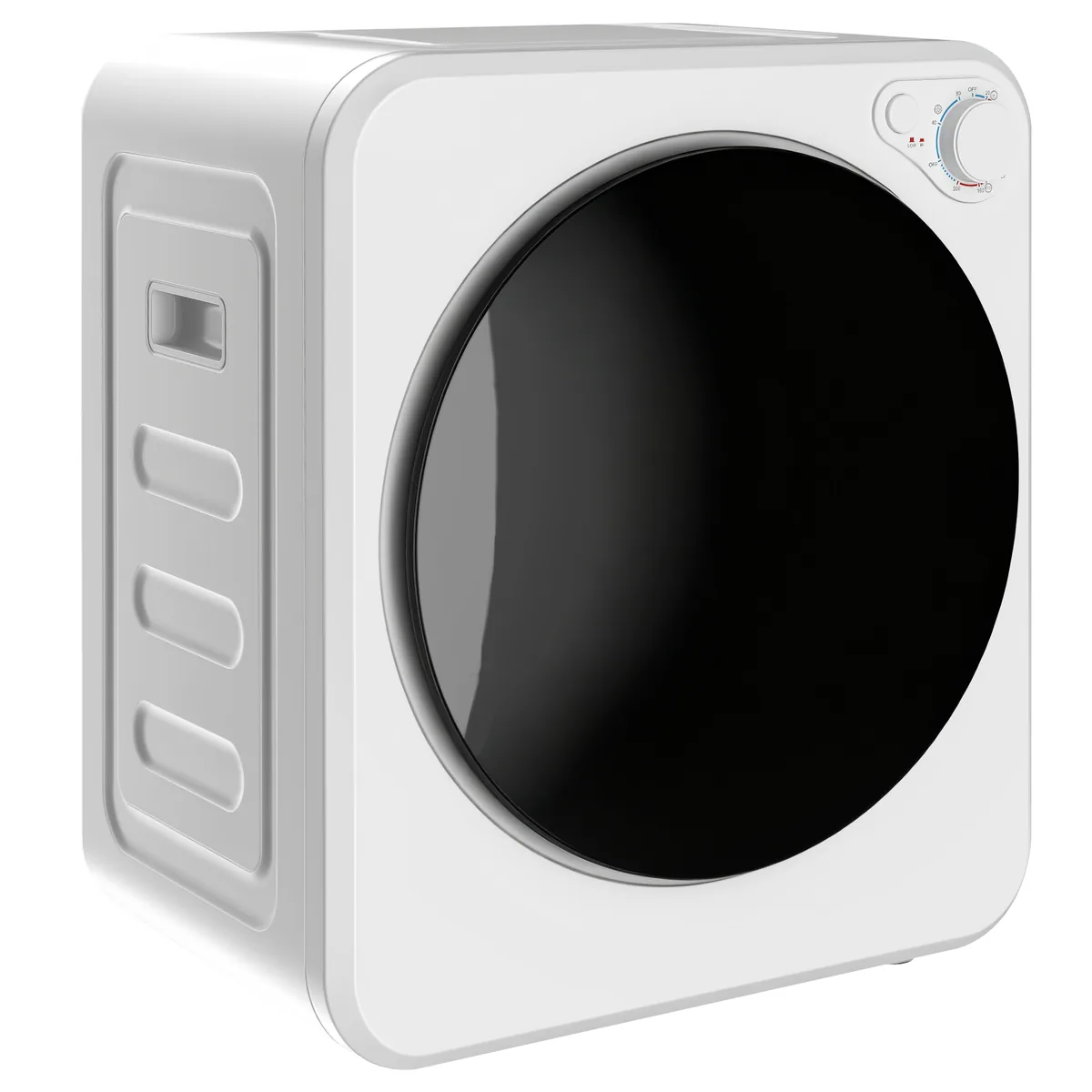 Uscător de Rufe Portabil HOMCOM 4kg Încărcare Frontală 800W Alb