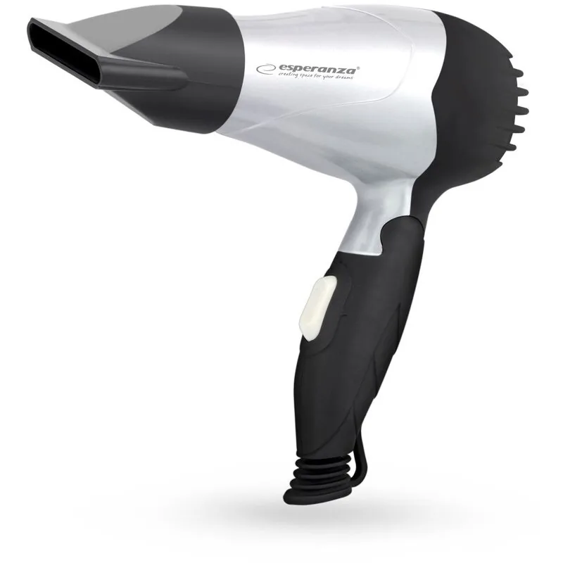 Uscator de Par Esperanza 850W 2 Trepte 2 Niveluri Argintiu Negru