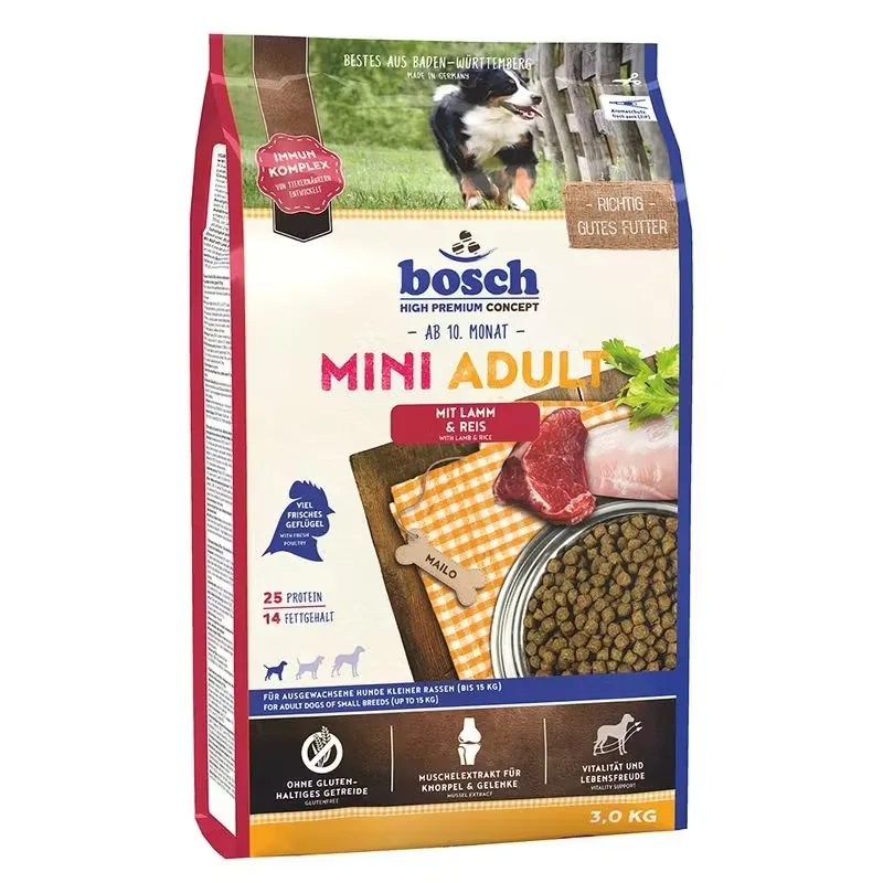 Hrana Uscata Caini Bosch Adult Mini Miel si Orez 3kg