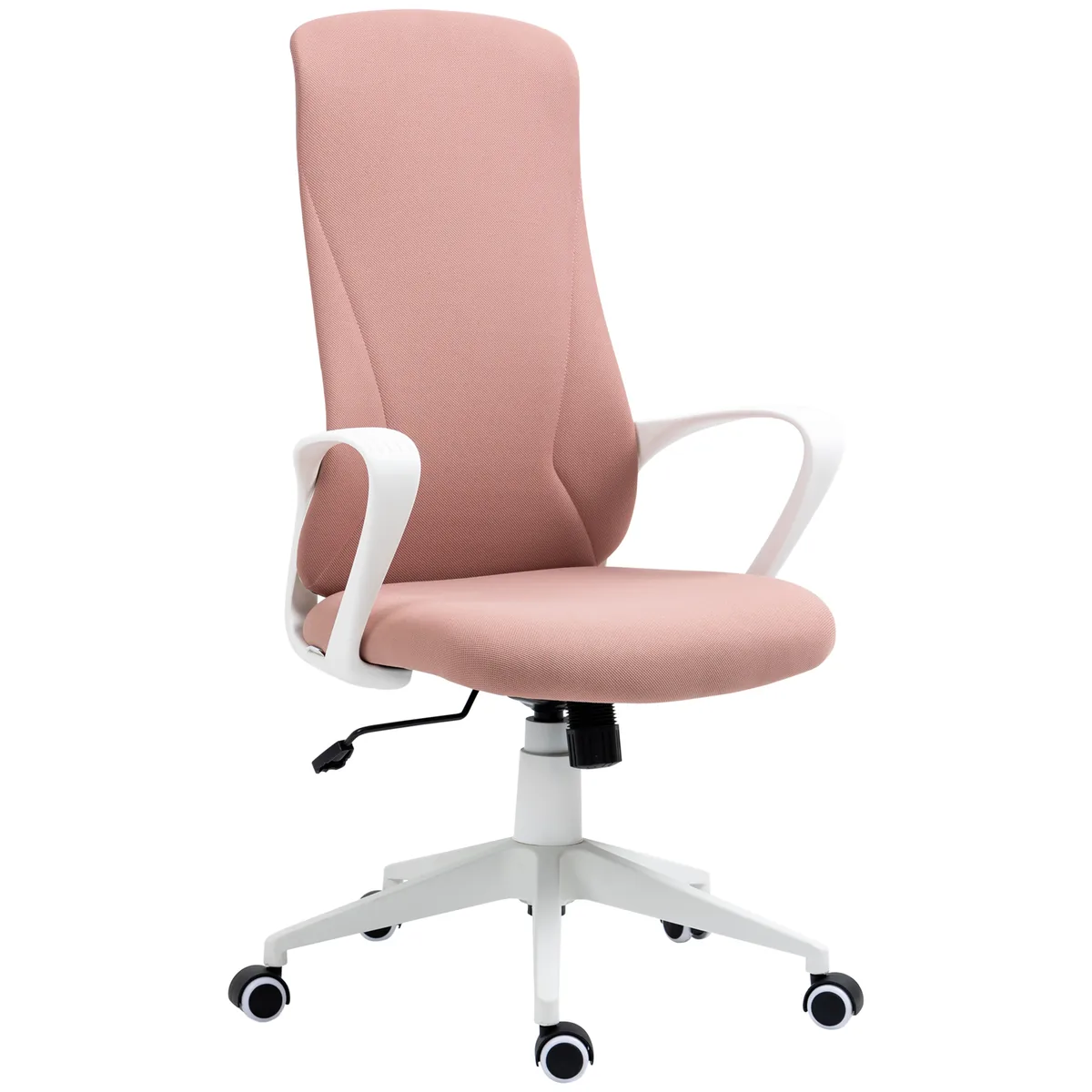 Scaun de Birou Vinsetto Ergonomic Căptușit Inaltime Ajustabila Balans Roz