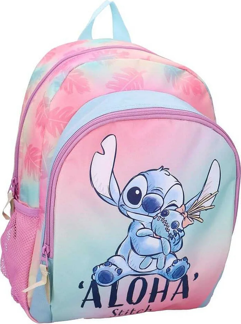 Vadobag Stitch Wild Energy Ghiozdan Gradinita cu Buzunar Frontal Mare