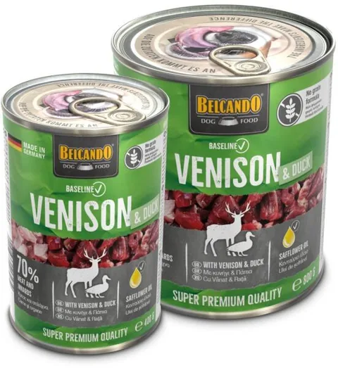 Conserva Caini Belcando Baseline Vanat/Rata 400g