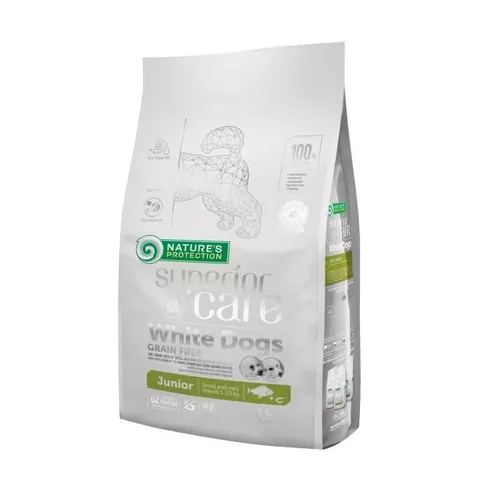 Hrana Caini Natures Protection Superior Care White Dogs White Fish Jr Small 10kg