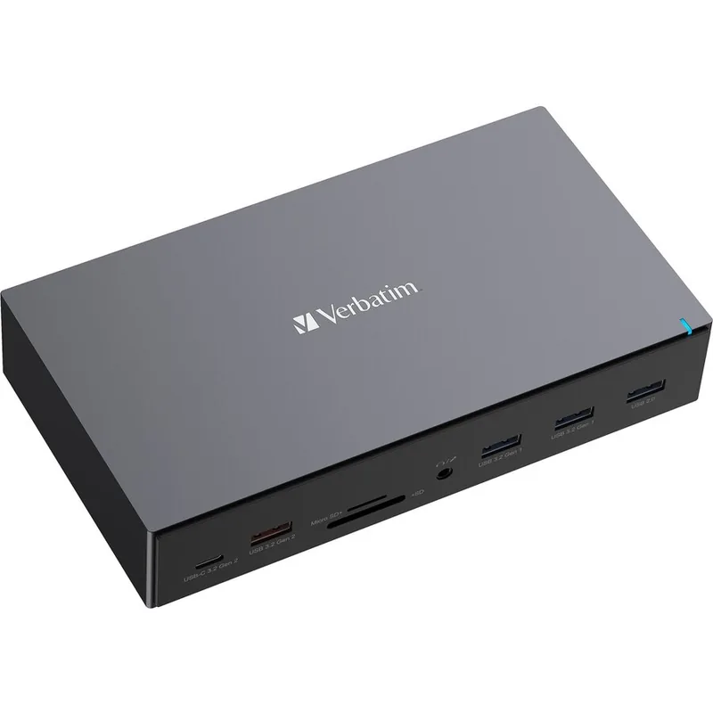 Verbatim CDS-17 Laptop USB-C Pro Docking Station 17 Port Negru