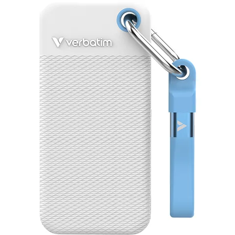 Verbatim Pocket 1TB White & Blue