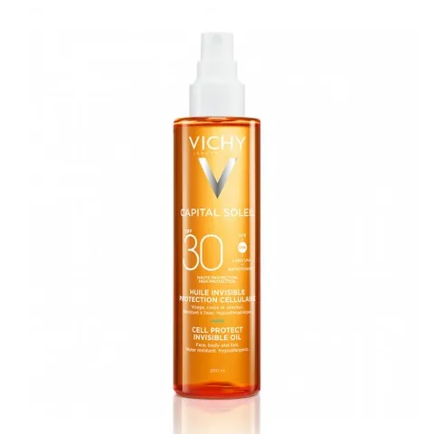 Ulei de Protectie Solara Vichy Capital Soleil Cell Protect SPF30 Invizibil 200ml