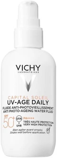 Fluid de Fata Vichy Capital Soleil Anti-Fotoîmbătrânire SPF50+ 80ml