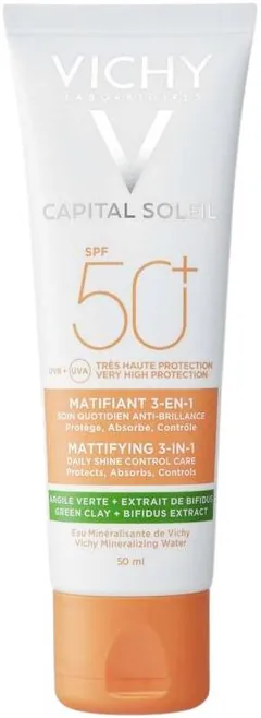 Vichy Capital Soleil SPF50+ 50ml Matifianta Corectoare 3 in 1