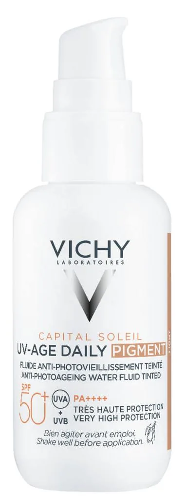 Fluid Tonifiant de Față Vichy Capital Soleil UV-Age Daily Pigment SPF50+ 40ml