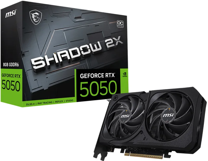 MSI GeForce RTX 5050 8GB Shadow 2X OC