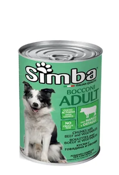 Conserva Pentru Caini Simba Vitel 1230g