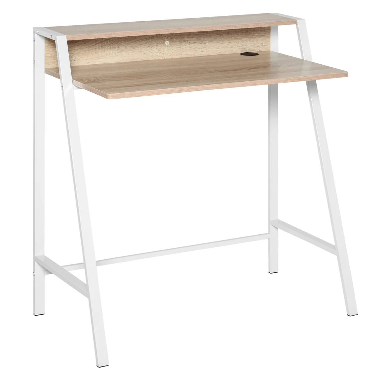 Birou de Camera HOMCOM 84x45x85cm Alb