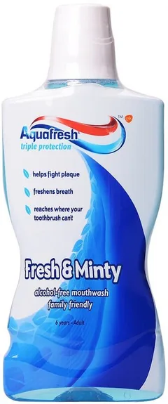 Apa de Gura Aquafresh Fresh & Minty 500ml