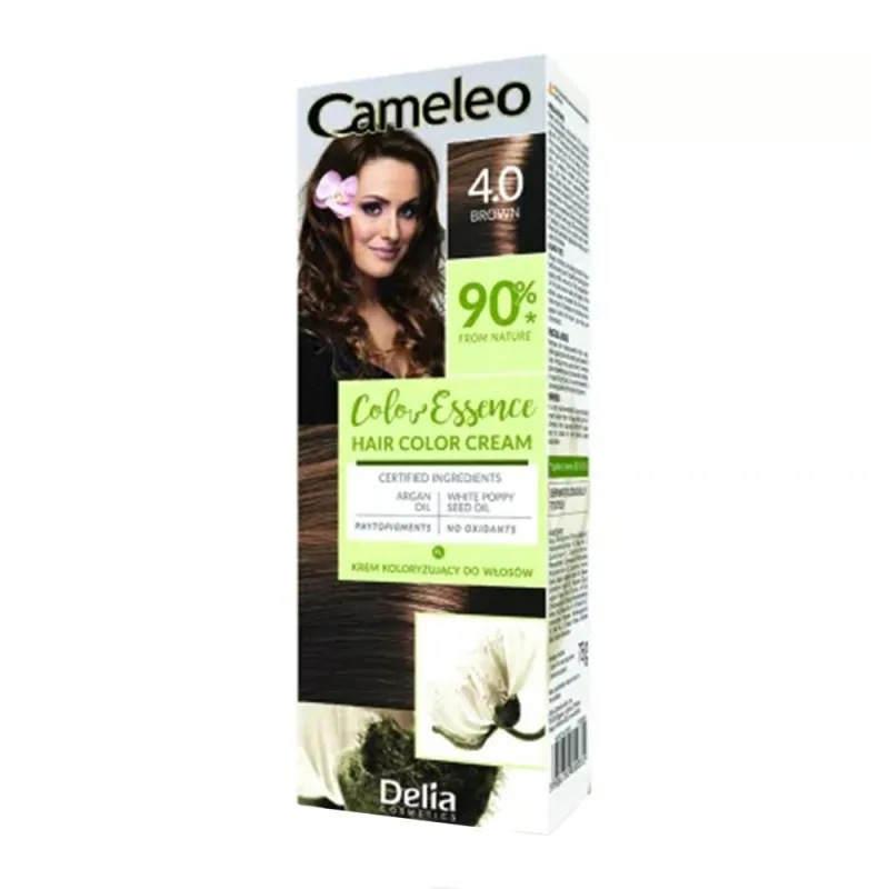 Vopsea de Par Cameleo Color Essence 75g 4.0 Maro