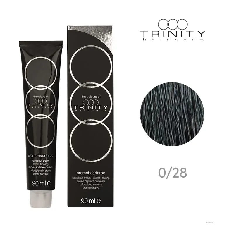 Vopsea de Par Colours of Trinity Trinity Haircare 0/28 Albastru Verzui 90ml