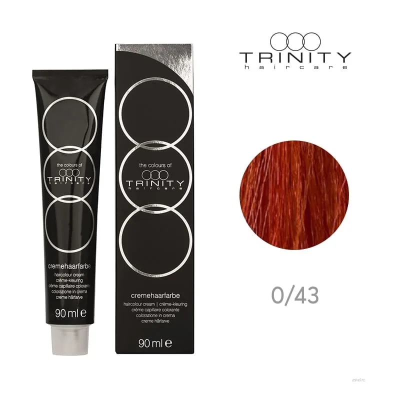 Vopsea de Păr Colours of Trinity Trinity Haircare 0/43 Aramiu 90ml