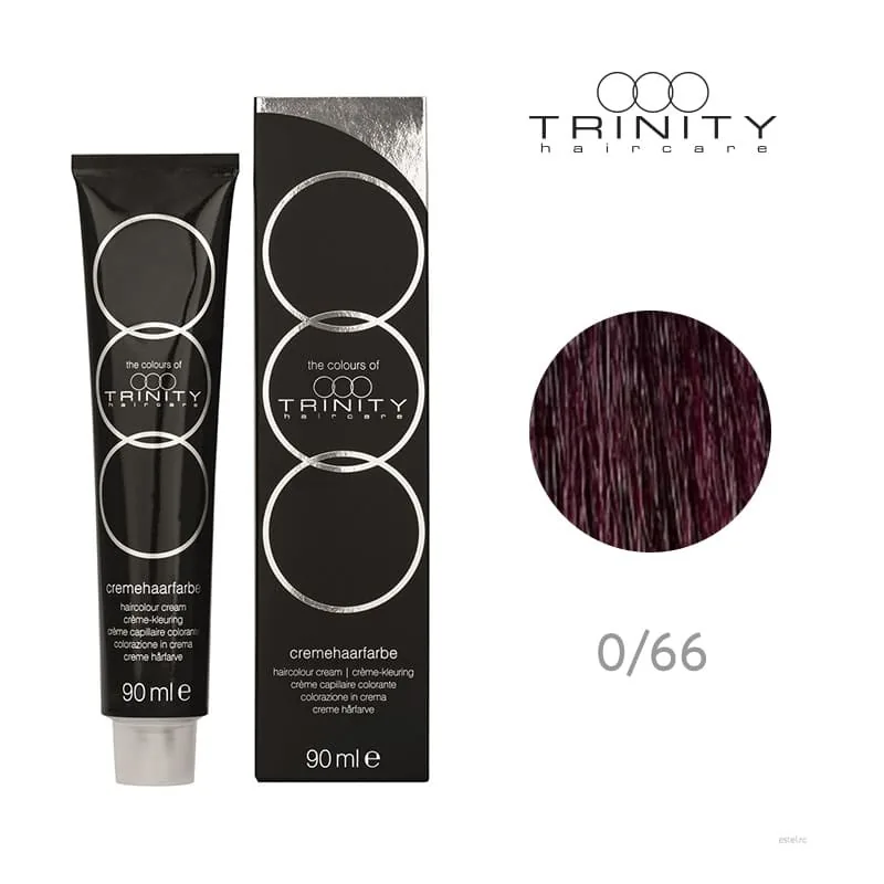 Vopsea de Par Colours of Trinity Trinity Haircare 0/66 Mov 90ml
