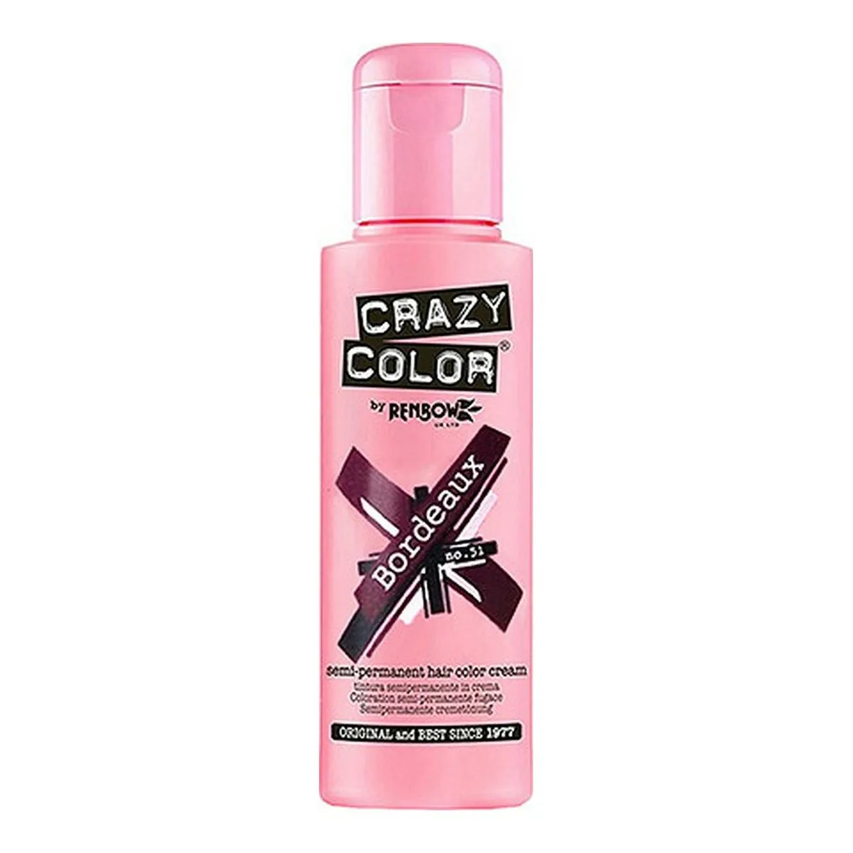 Vopsea de Par Crazy Color Bordeaux 100ml