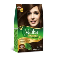 Vopsea de Păr Dabur Henna 6x10g Castaniu Închis