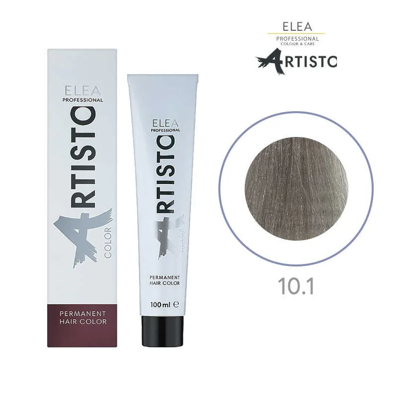Vopsea de Par Elea Professional Artisto Color 10/1 Blond Deschis Gri 100ml