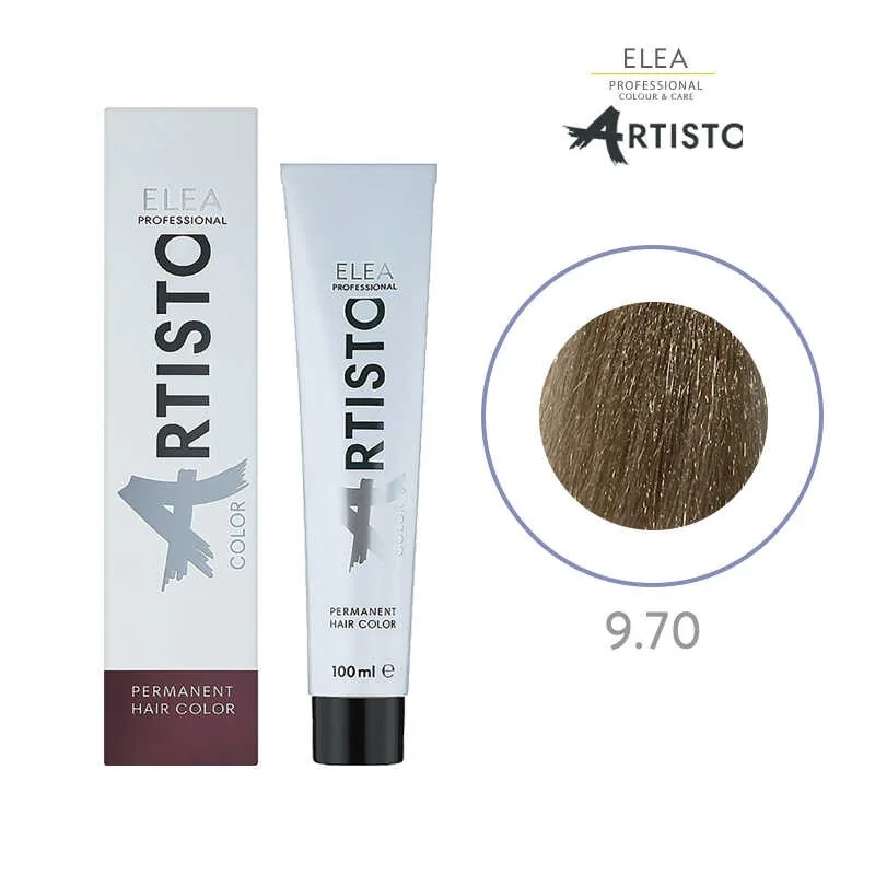 Vopsea de Par Elea Professional Artisto Color 9/70 Blond Maro Extra 100ml