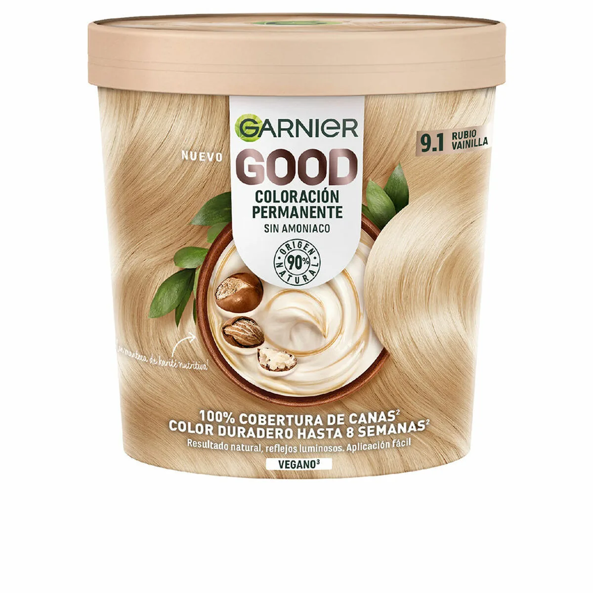Vopsea de Păr Garnier Good Blonde Permanentă 9.1 Blond Deschis