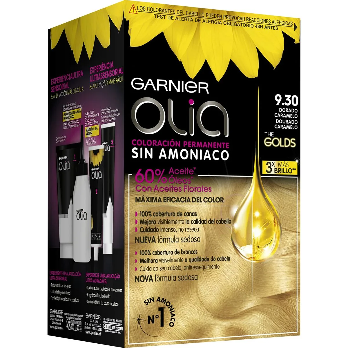 Vopsea de Păr Garnier Olia 9.30 Dorado Caramelo 54ml