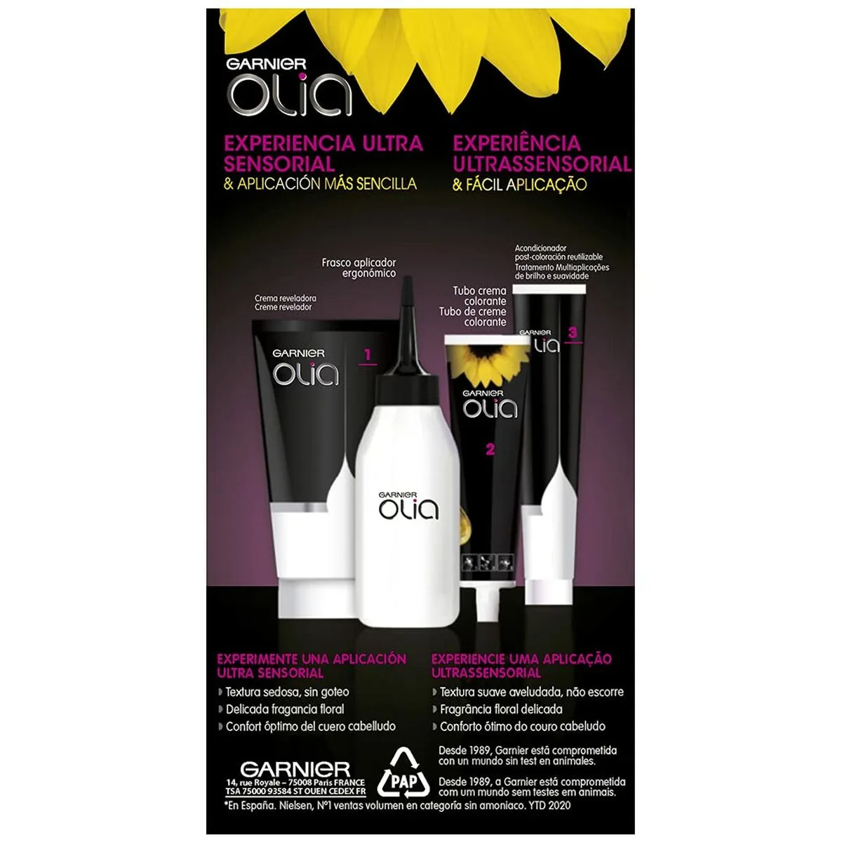 Vopsea de Păr Garnier Olia 9.30 Dorado Caramelo 54ml - imagine 5