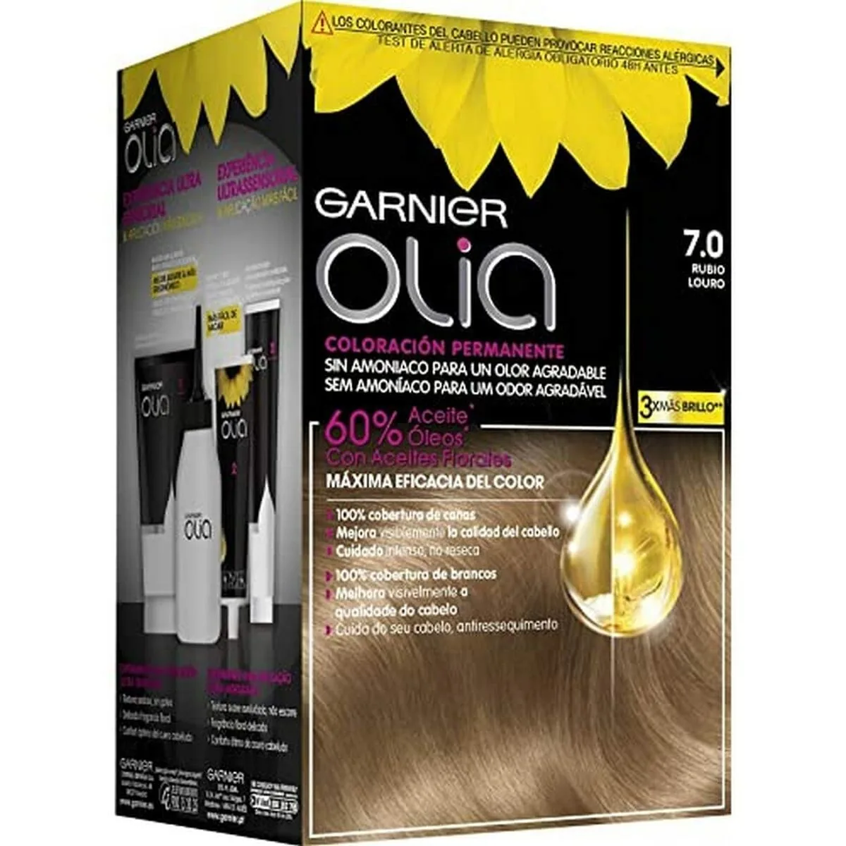 Vopsea de Păr Garnier Olia Blond 7.0 - imagine 2