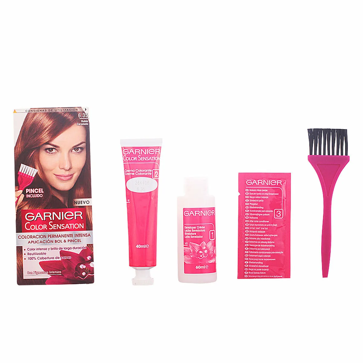Vopsea de Păr Garnier Sensation 120ml Permanentă Unisex - imagine 7