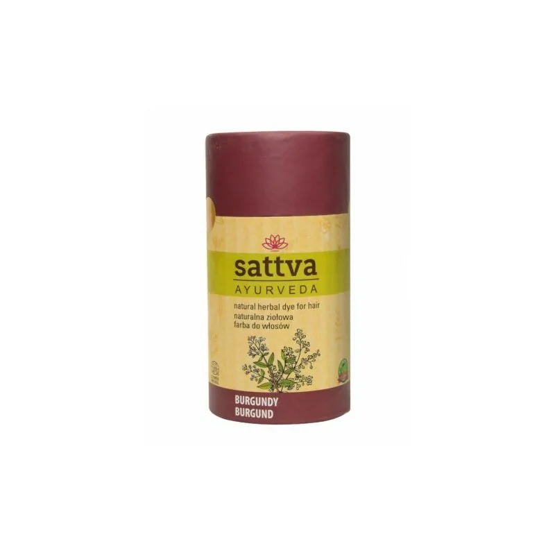 Vopsea de Par Henna Sattva Ayurveda Roscat Burgundy 150g