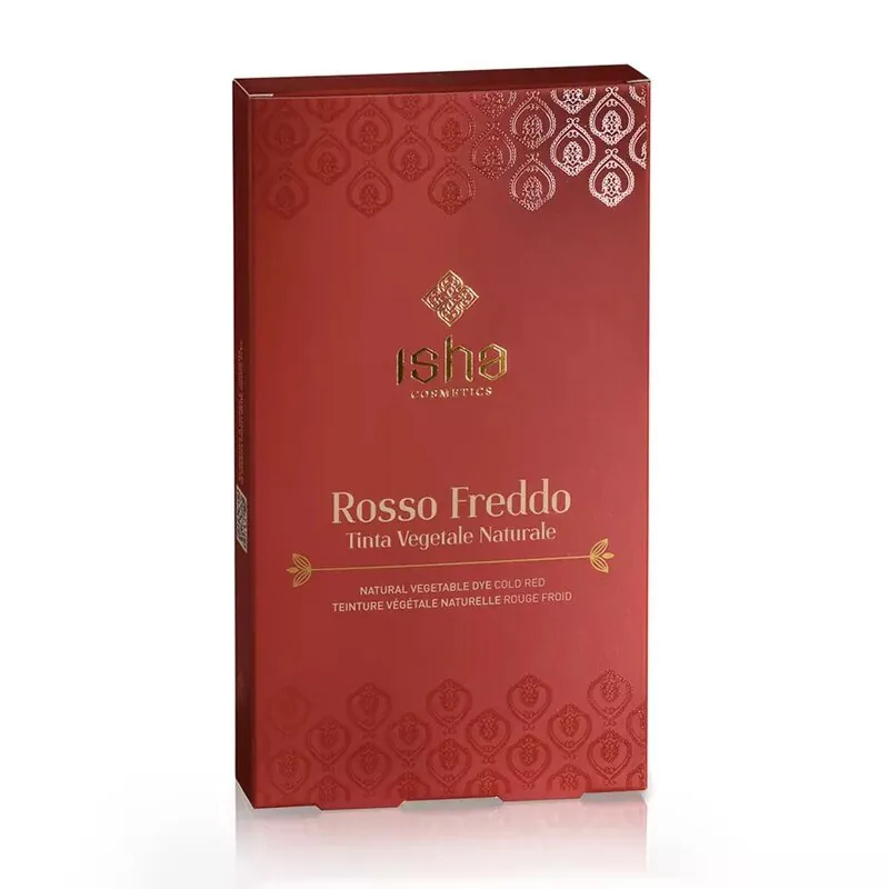 Vopsea de Par Isha Naturala Rosu Rece 100g