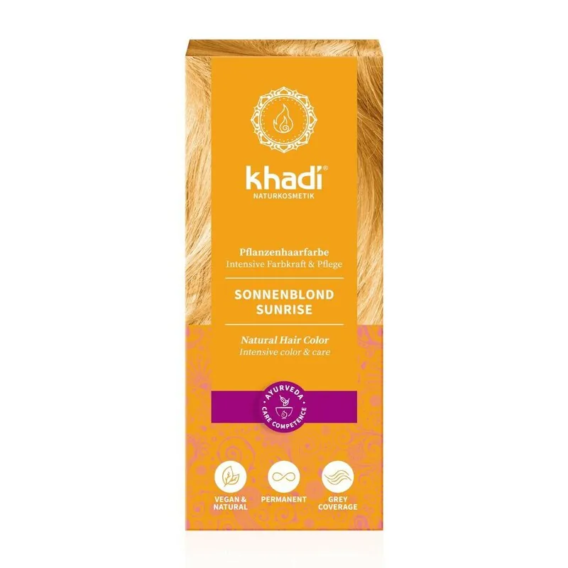 Vopsea de Par Khadi Blond Sunrise 100g